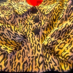 Vintage 3 sister leopard style medium jacket